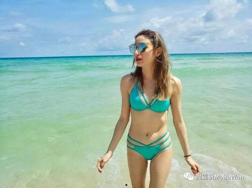 李沁比基尼泳装视频,夏日风情尽显